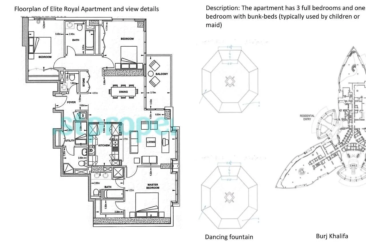Elite Royal Apartment - Full Burj Khalifa & Fountain View - Highness Dubai Emirati Arabi Uniti